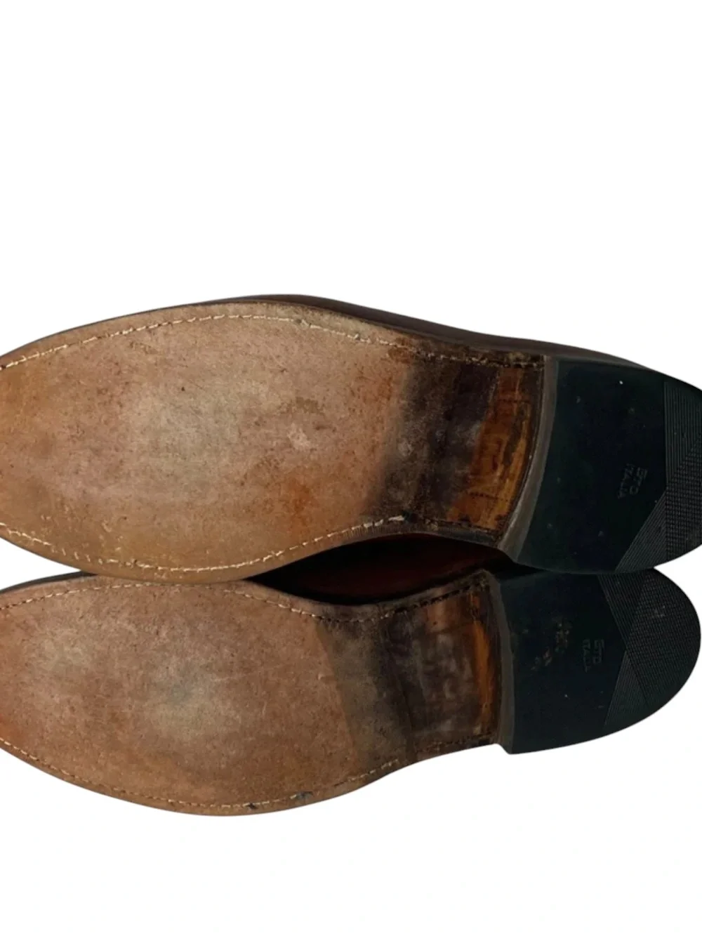Allen Edmonds Delray Split Toe Brown Dress Oxford Shoes size 10.5D